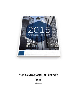 The Axanar Annual Report 2015