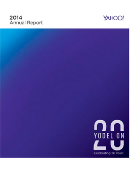 Yahoo's 2014 Annual Report