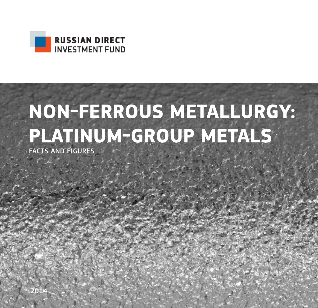 Platinum-Group Metals Facts and Figures