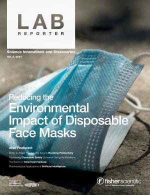 Environmental Impact of Disposable Face Masks