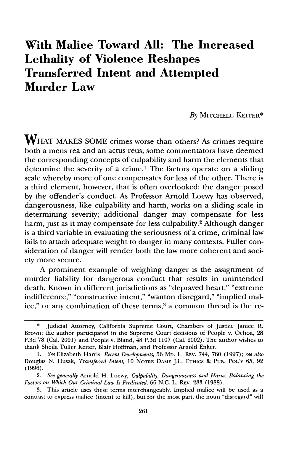 The Increased Lethality Of Violence Reshapes Transferred Intent And 