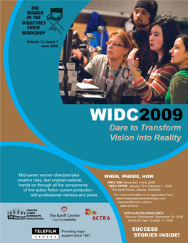 WIDC2009 Dare to Transform Vision Into Reality
