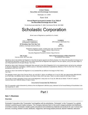 Scholastic Corporation