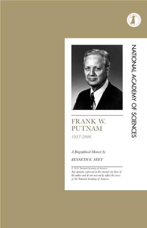 Frank W. Putnam 1917-2006
