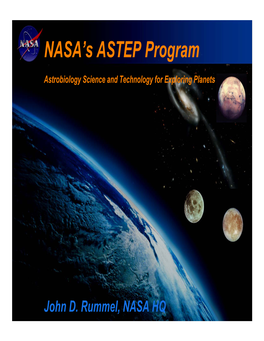 NASA's ASTEP Program