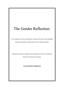 The Gender Reflection