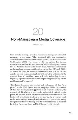 Non-Mainstream Media Coverage Peter Chen