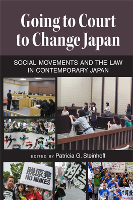 Going to Court to Change Japan Michigan Monograph Series in Japanese Studies Number 77