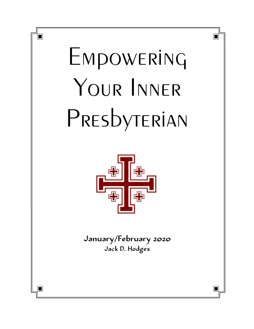 Booklet on Learn About Presbyterians