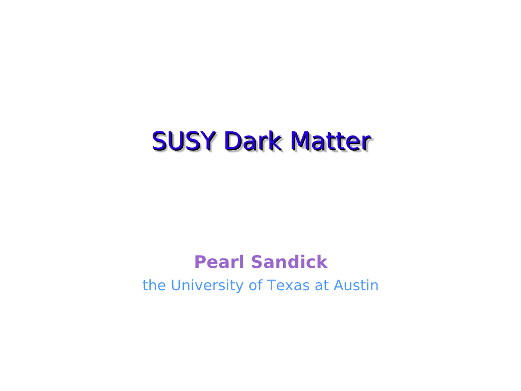 Neutralino Dark Matter from GUT-Less SUSY