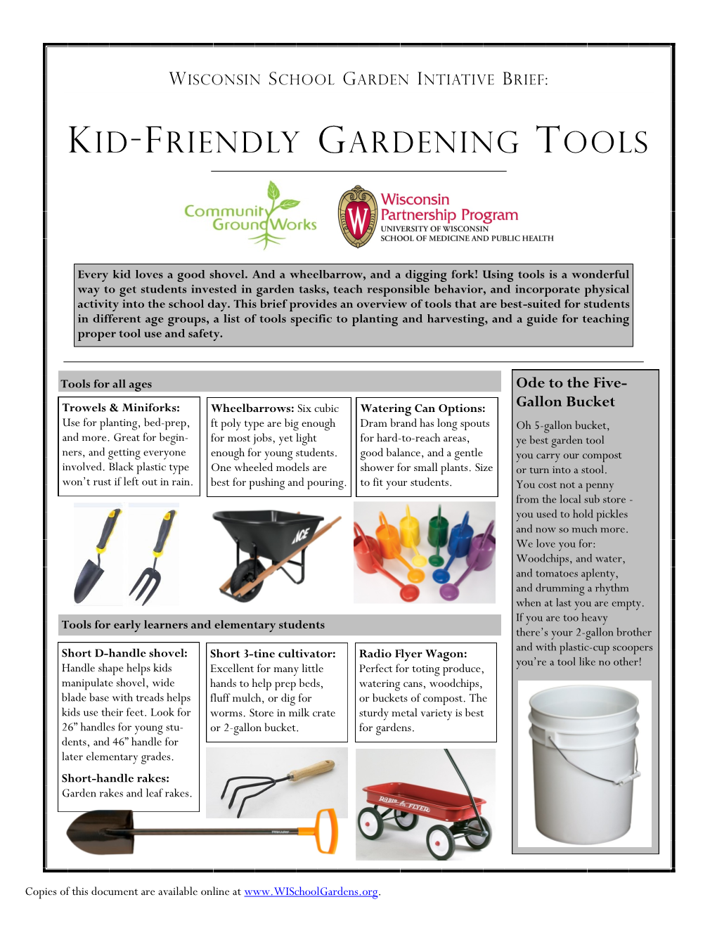 Kid-Friendly Gardening Tools