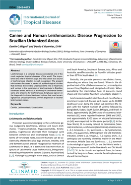 Disease Progression to Brazilian Urbanized Areas