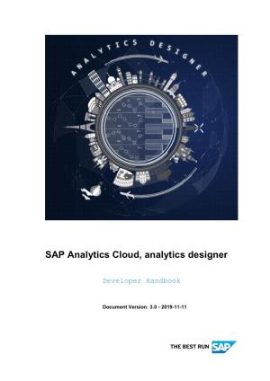SAP Analytics Cloud, Analytics Designer
