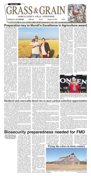 Biosecurity Preparedness Needed for FMD by Dr