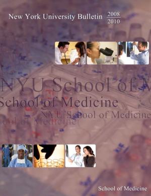 School of Medicine Bulletin Is Being Published As a Two-Year Issue, Covering the 169Th and 170Th Sessions of the School