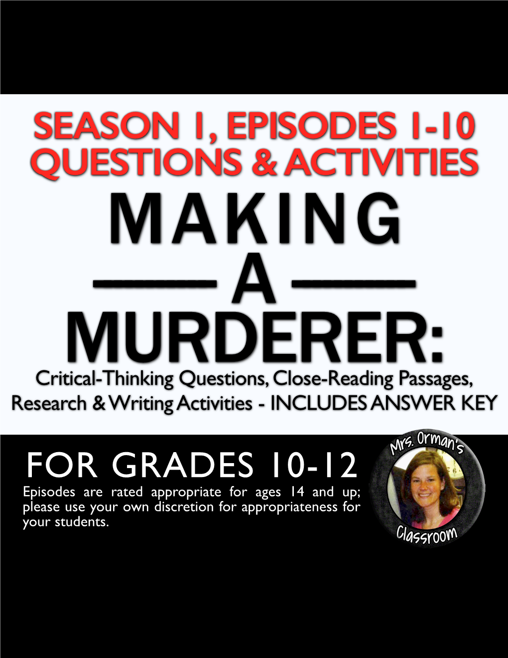 Season 1, Episodes 1-10 Questions & Activities