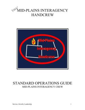 Mid-Plains Interagency Handcrew Standard Operations Guide