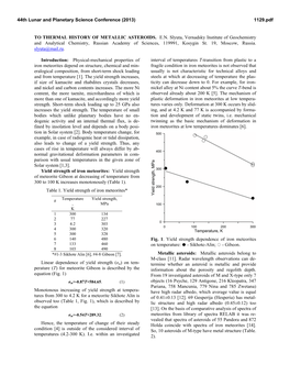 To Thermal History of Metallic Asteroids