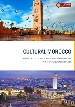 Cultural Morocco FAM