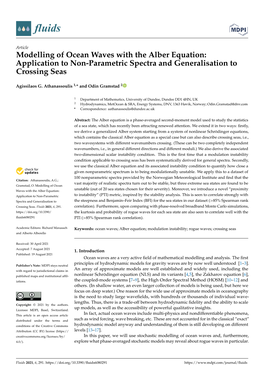 Modelling of Ocean Waves with the Alber Equation: Application to Non-Parametric Spectra and Generalisation to Crossing Seas