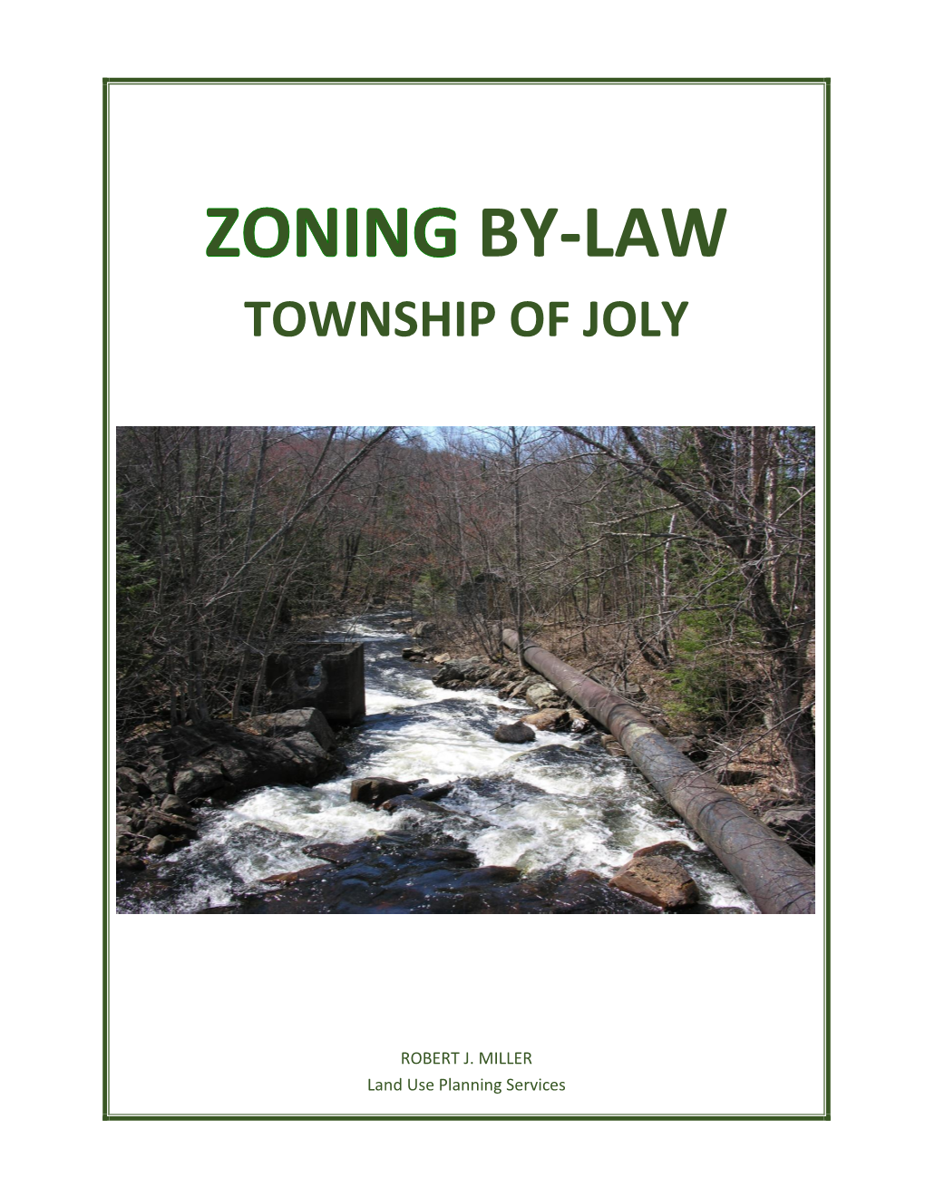 By-Law Township of Joly
