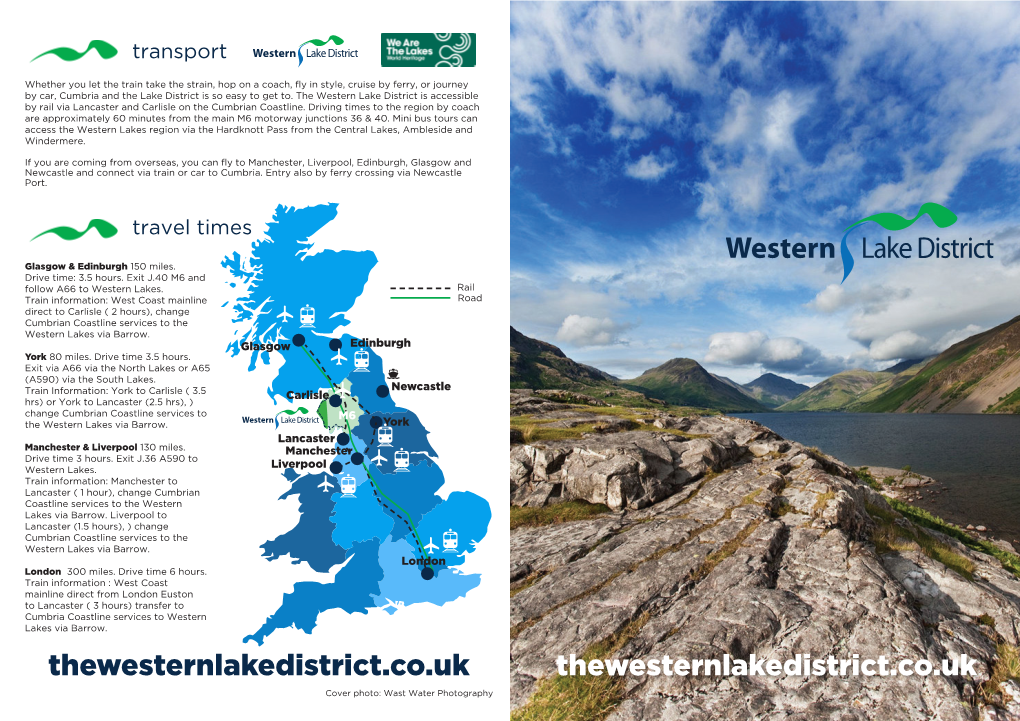 Western Lakes Group Itineraries