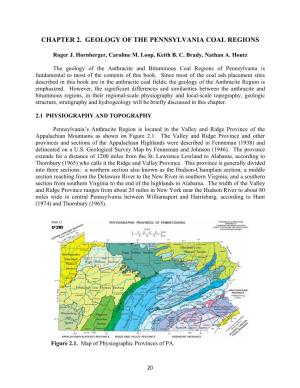 Geology of the Pennsylvania Coal Regions