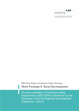 Work Package 9: Rural Development