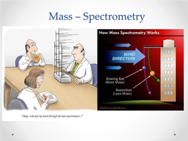 Mass Spectrometry : Apparatus