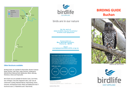 Buchan Birding Guide With