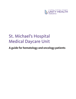 St. Michael's Hospital Medical Daycare Unit
