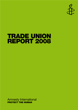 Trade Union Report 2008