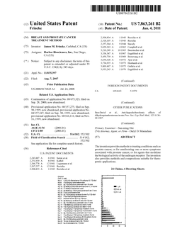 United States Patent (10) Patent No.: US 7,863,261 B2 Frincke (45) Date of Patent: Jan