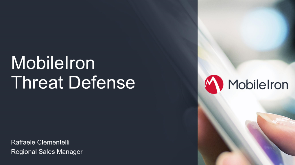 Mobileiron Threat Defense ILS Session