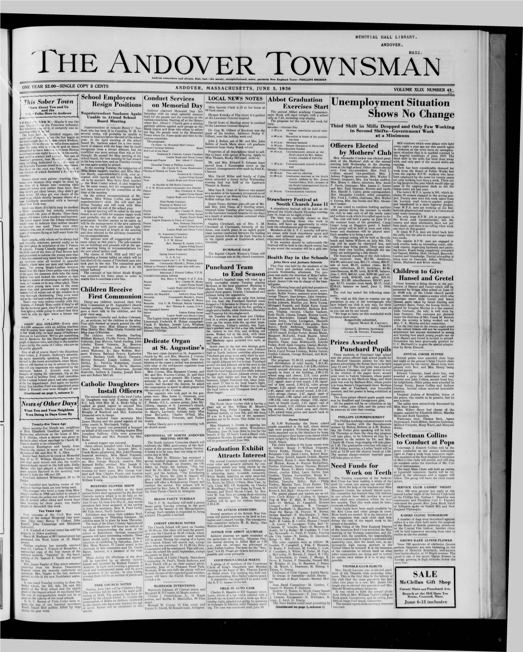 Andover Townsman, 6/5/1936