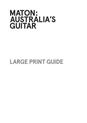 Australia's Guitar Maton