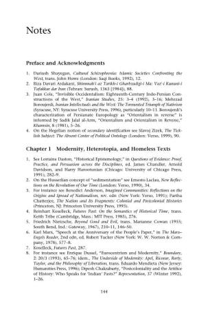 Preface and Acknowledgments Chapter 1 Modernity, Heterotopia
