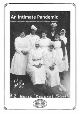 An Intimate Pandemic Creating Community Histories of the 1918–19 Influenza Pandemic