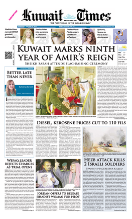 Kuwait Marks Ninth Year of Amir's Reign
