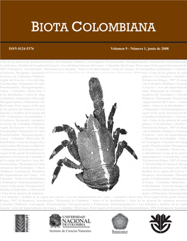 Biota Colombiana Vol