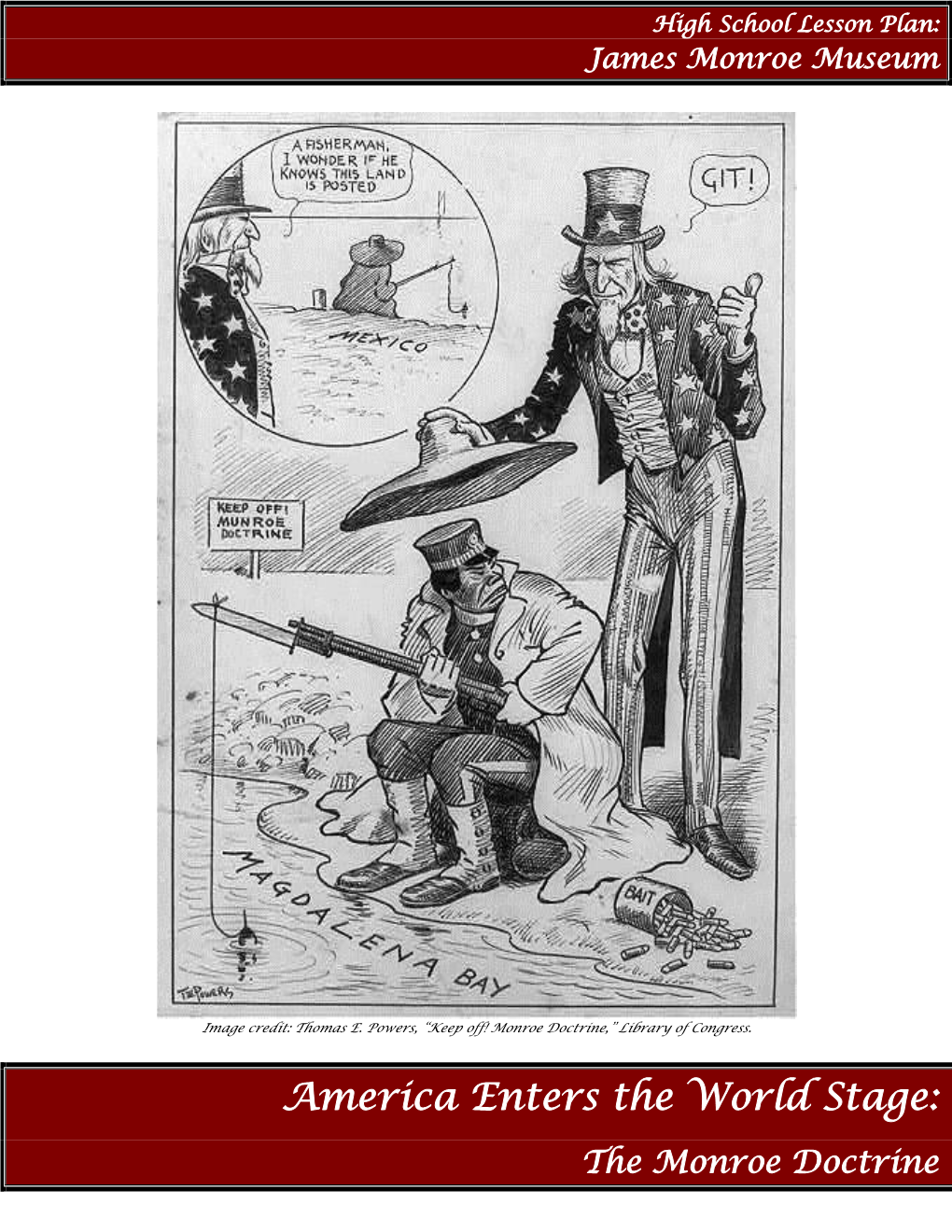 Monroe Doctrine,” Library of Congress