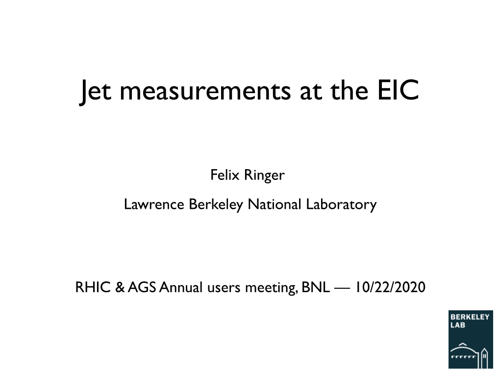 Jet Measurements at the EIC