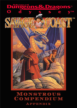 Savage Coast Monstrous Compendium