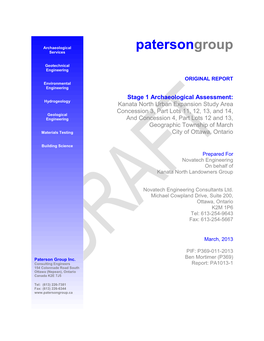 Patersongroup Environmentalservices Engineering