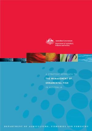 The Management of Ornamental Fish in Australia