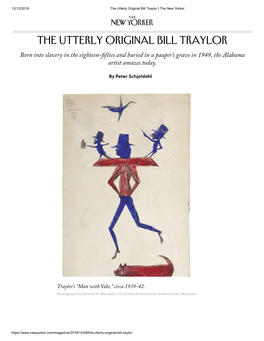 The Utterly Original Bill Traylor | the New Yorker
