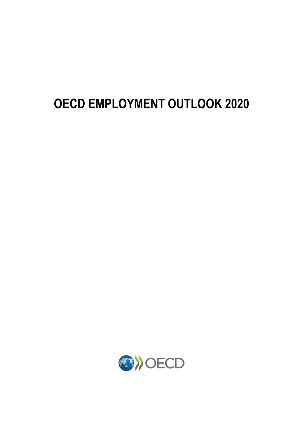 Oecd Employment Outlook 2020