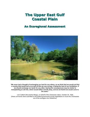 Upper East Gulf Coastal Plain: an Ecoregional Assessment