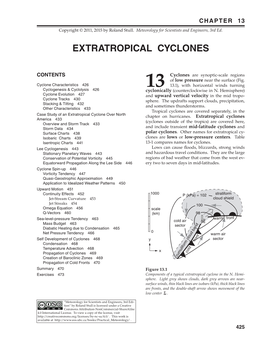 MSE3 Ch13 Extratropical Cyclones