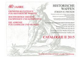 Catalogue Ii 2015